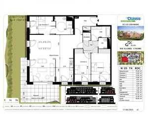 t4 à la vente -   59830  CYSOING, surface 117 m2 vente t4 - UBI471177455